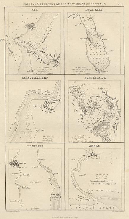 Scotland, Ports on the West coast, 1856