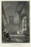 London, The Charterhouse, Interior of the Great Hall, 1815