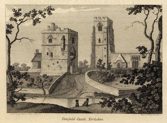 Yorkshire, Tanfield Castle, 1786