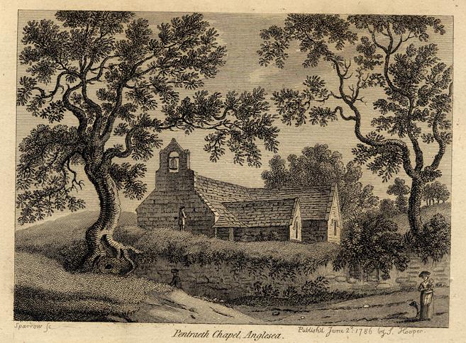 Wales, Pentreath Chapel on Anglesea, 1786