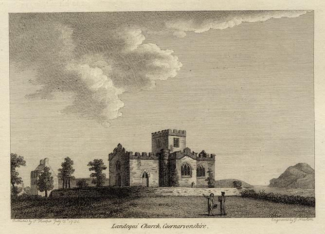 Wales, Carnarvonshire, Llandegai Church, 1786