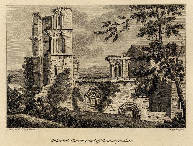 Wales, Glamorganshire, Llandaff Cathedral, 1786