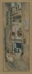 'The Bead Stringers, Venice' lithograph after James McNeill Whistler, The Studio, 1905