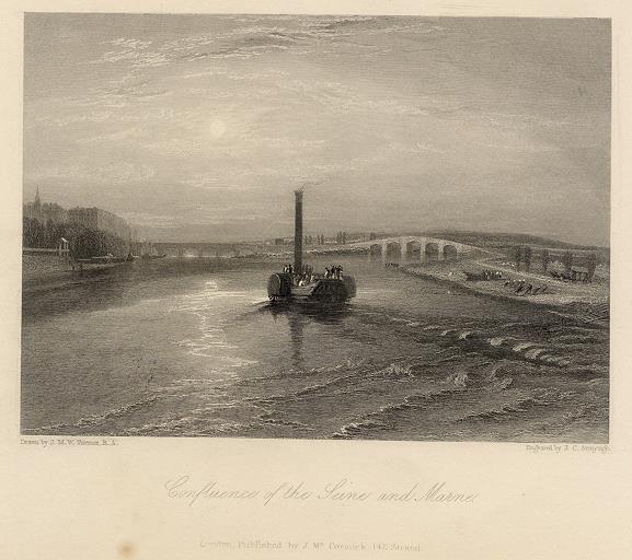 France, Confluence of the Seine and Marne, 1837