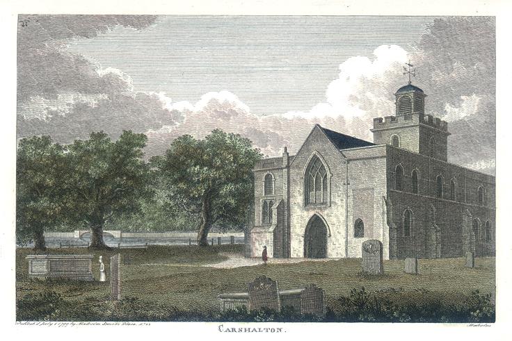 London, Carshalton Church, 1800