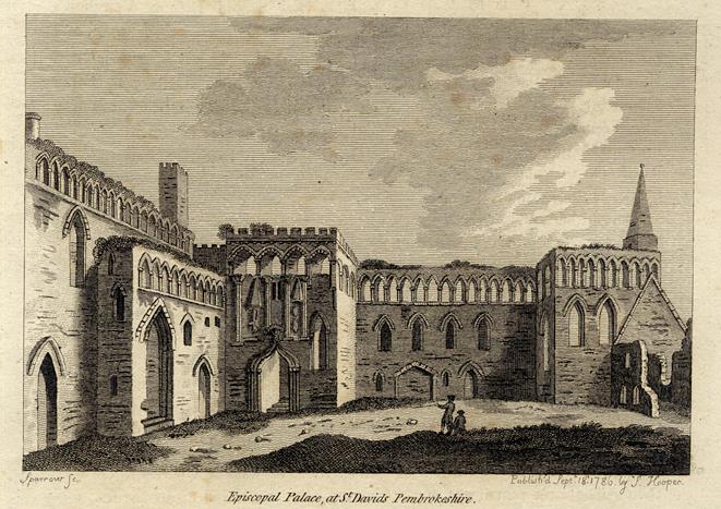 Wales, Pembrokeshire, St.Davids Episcopal Palace, 1786