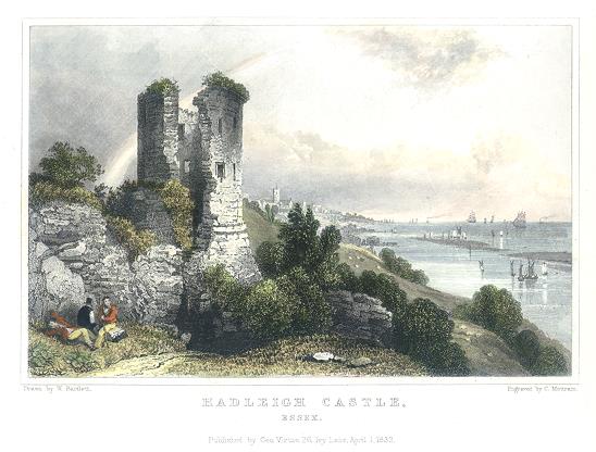 Essex, Hadleigh Castle, 1834