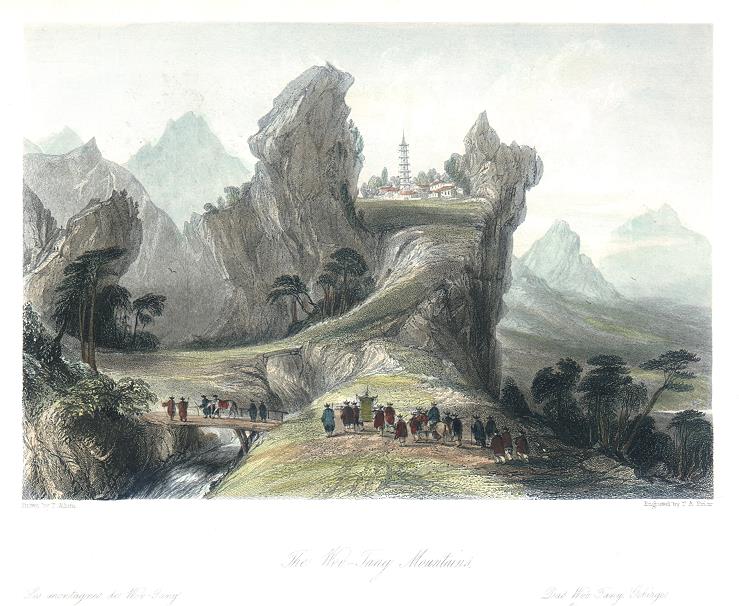 China, The Woo-Tang Mountains, 1843