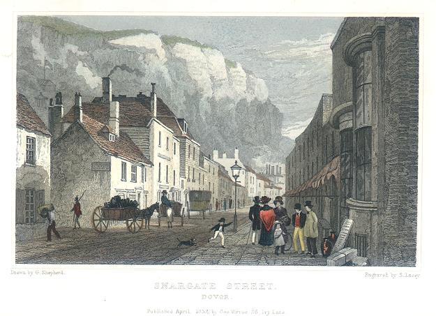 Kent, Dover, Snargate Street, 1828