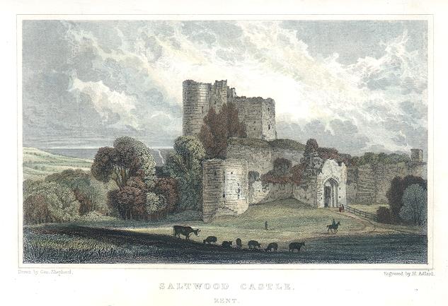 Kent, Saltwood Castle, 1832