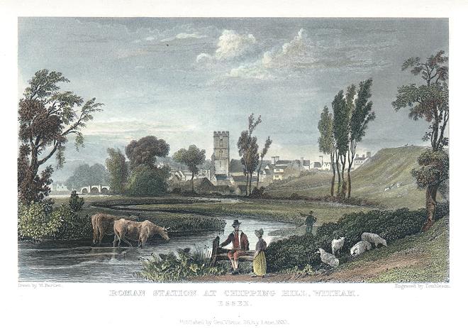 Essex, Roman Station at Chipping Hill, Witham, 1834