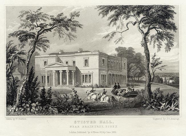 Essex, Stisted Hall near Braintree, 1834