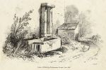 Country sketches, stone water trough, J.D.Harding, 1824