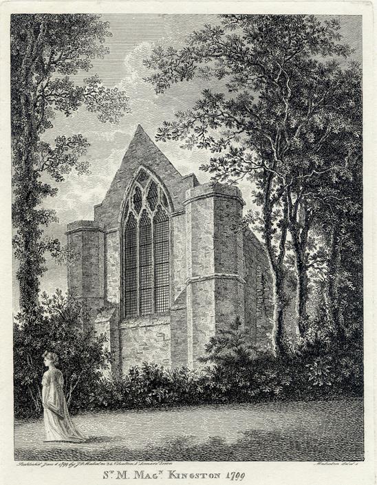 London, St.Mary Magdelain in Kingston (Lovekyn Chapel), 1800