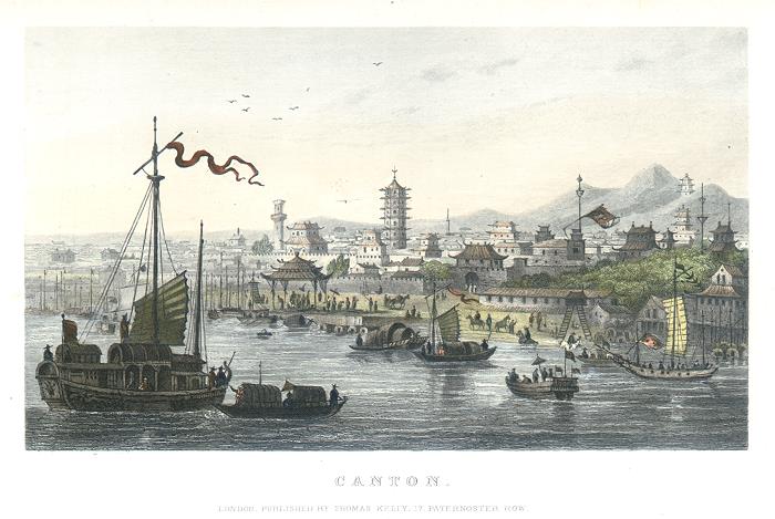 China, Canton view, 1843