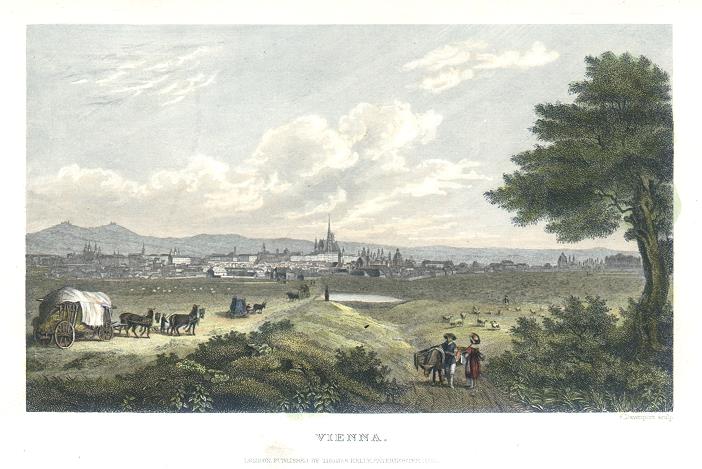 Austria, Vienna view, 1843