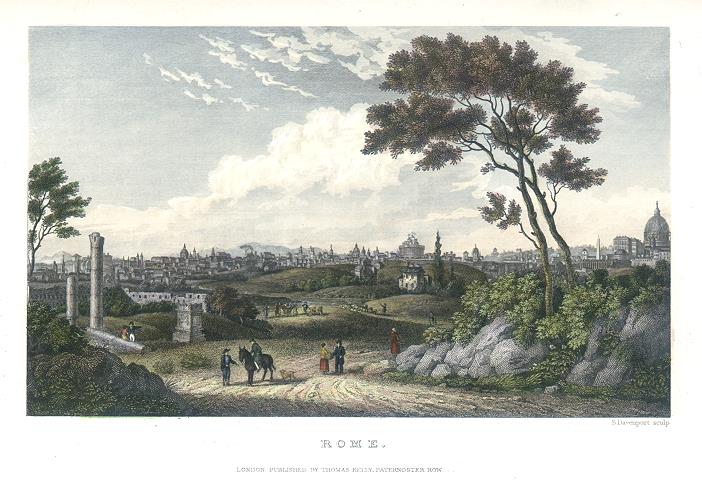 Rome view, 1843