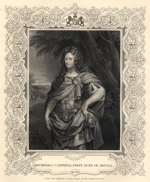 Archibald Campbell, 1st Duke of Argyll (ob 1703), 1855