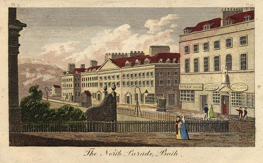 Somerset, Bath North Parade, 1810