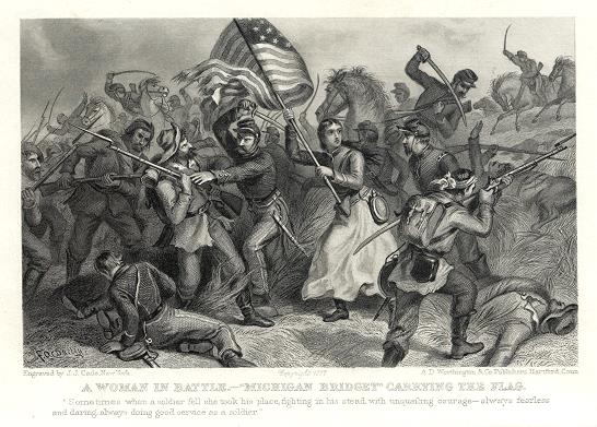 American Civil War, 'Michigan Bridget', 1887