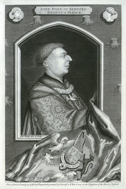 John Duke of Bedford, Regent of France, published 1732