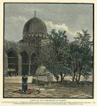 Egypt, Cairo, Court of the Tomb-Mosque of Barkuk, 1880