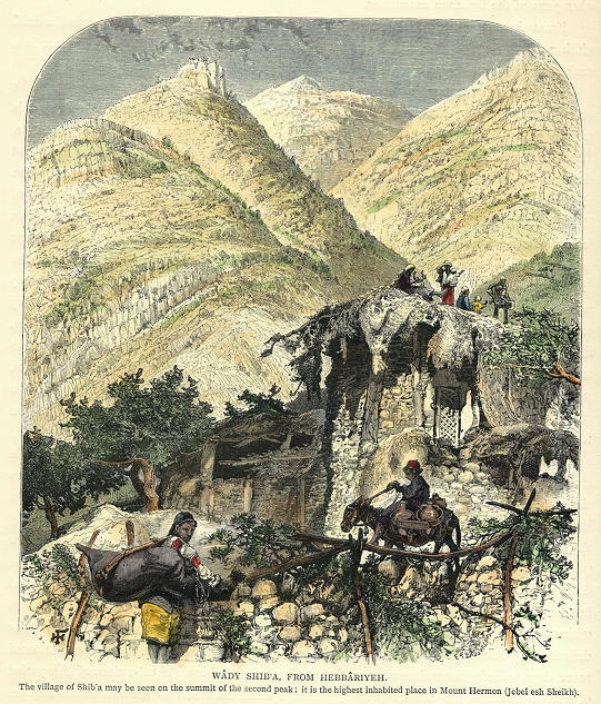 Lebanon / Syria, Mount Hermon, 1880