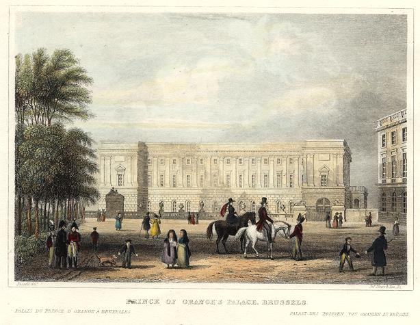 Belgium, Brussels, Prince of Orange's Palace, 1833