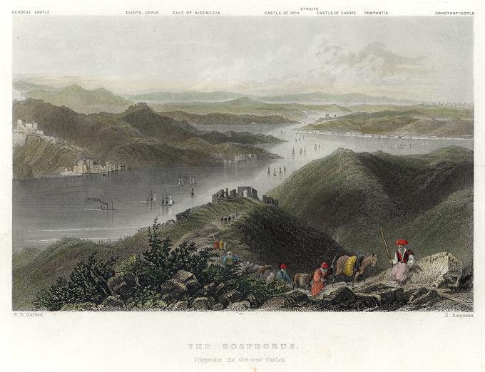 Turkey, The Bosphorus, 1840