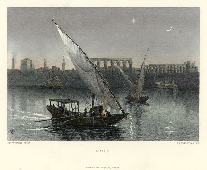 Egypt, Luxor, 1875