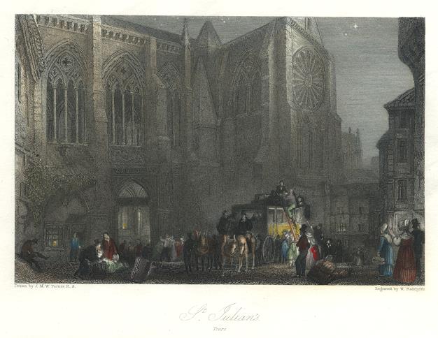 France, Tours, St.Julian's, 1840