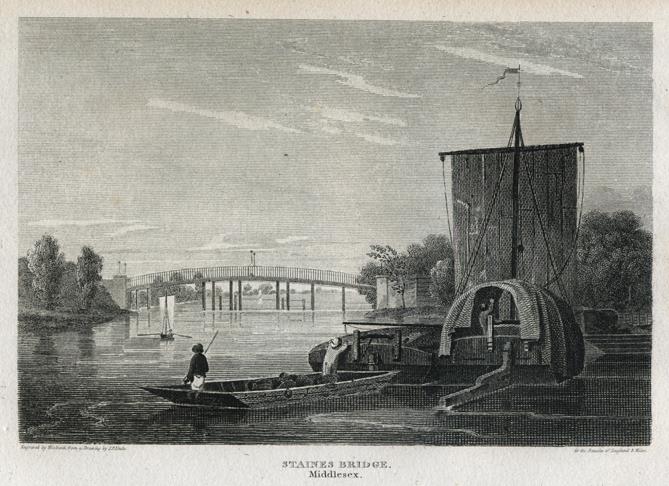 Middlesex, Staines Bridge, 1814