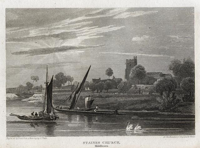 Middlesex, Staines Church, 1815