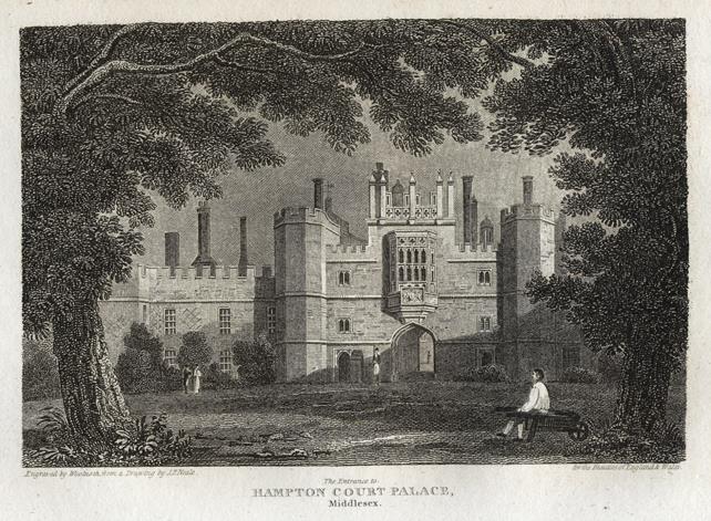 Middlesex, Hampton Court Entrance, 1815