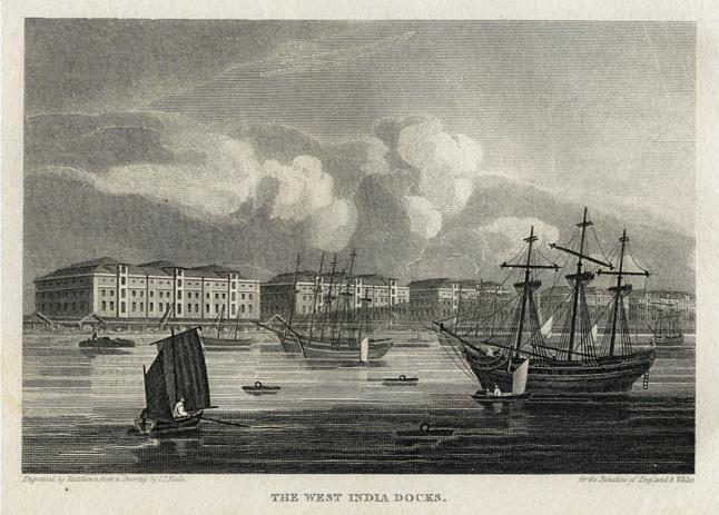 London, West India Docks, 1815