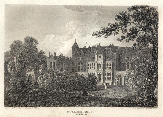 London, Kensington, Holland House, 1815