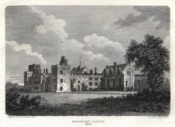 Kent, Penshurst Castle, 1812