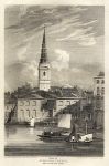 London, St. Brides Church, 1815