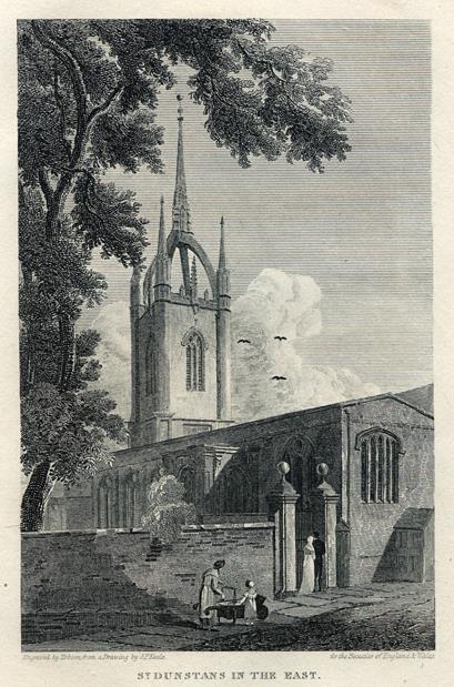 London, St. Dunstans in the East, 1815