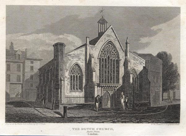 London, The Dutch Church, 1815