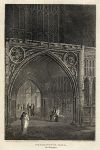 London, Westminster Hall east entrance, 1815