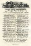 Cheltenham, Trade Advert, Royal Hotel Coaching Office, Griffiths, 1826