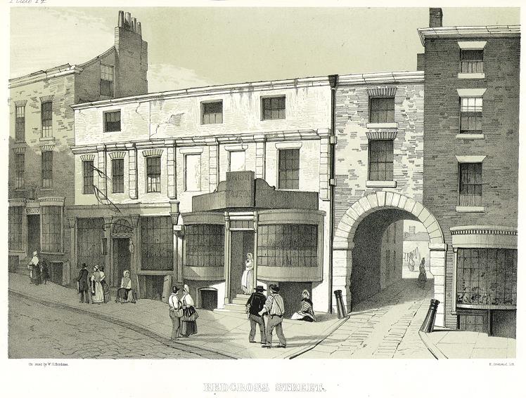 Lancashire, Liverpool, Redcross Street, 1843