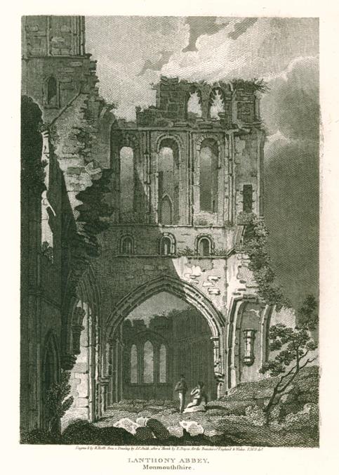 Monmouthshire, Lanthony Abbey, 1807