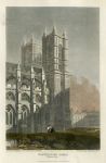 London, Westminster Abbey Western Tower, 1815