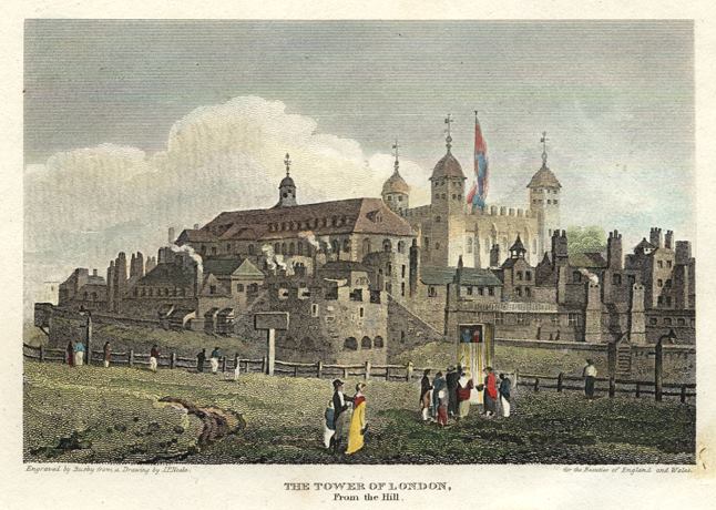 The Tower of London from the Hill, 1814