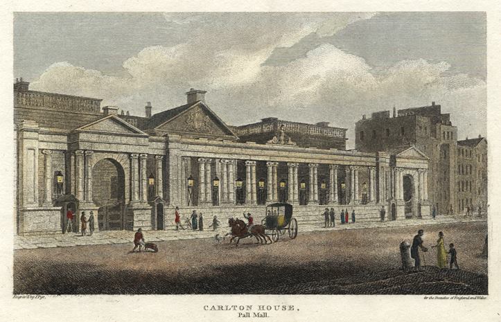 London, Carlton House, Pall Mall, 1810