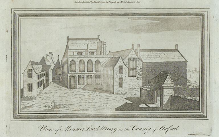 Oxfordshire, Minster Lovel Priory, 1784
