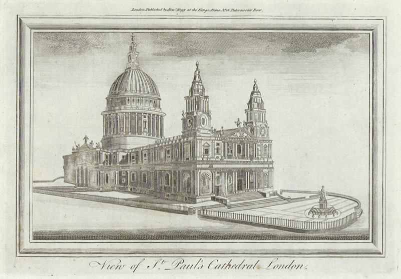 London, St.Paul's Cathedral, 1784