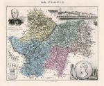 France, Saone et Loire, 1884